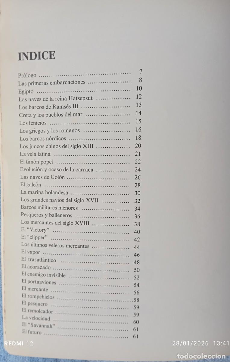 Libros de segunda mano: Historia ilustrada de los barcos - Foto 2