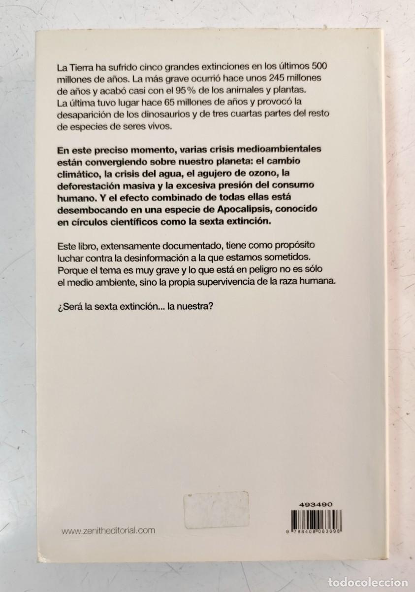Libros de segunda mano: La sexta extinci&oacute;n. Fernando Jim&eacute;nez L&oacute;pez - Foto 4