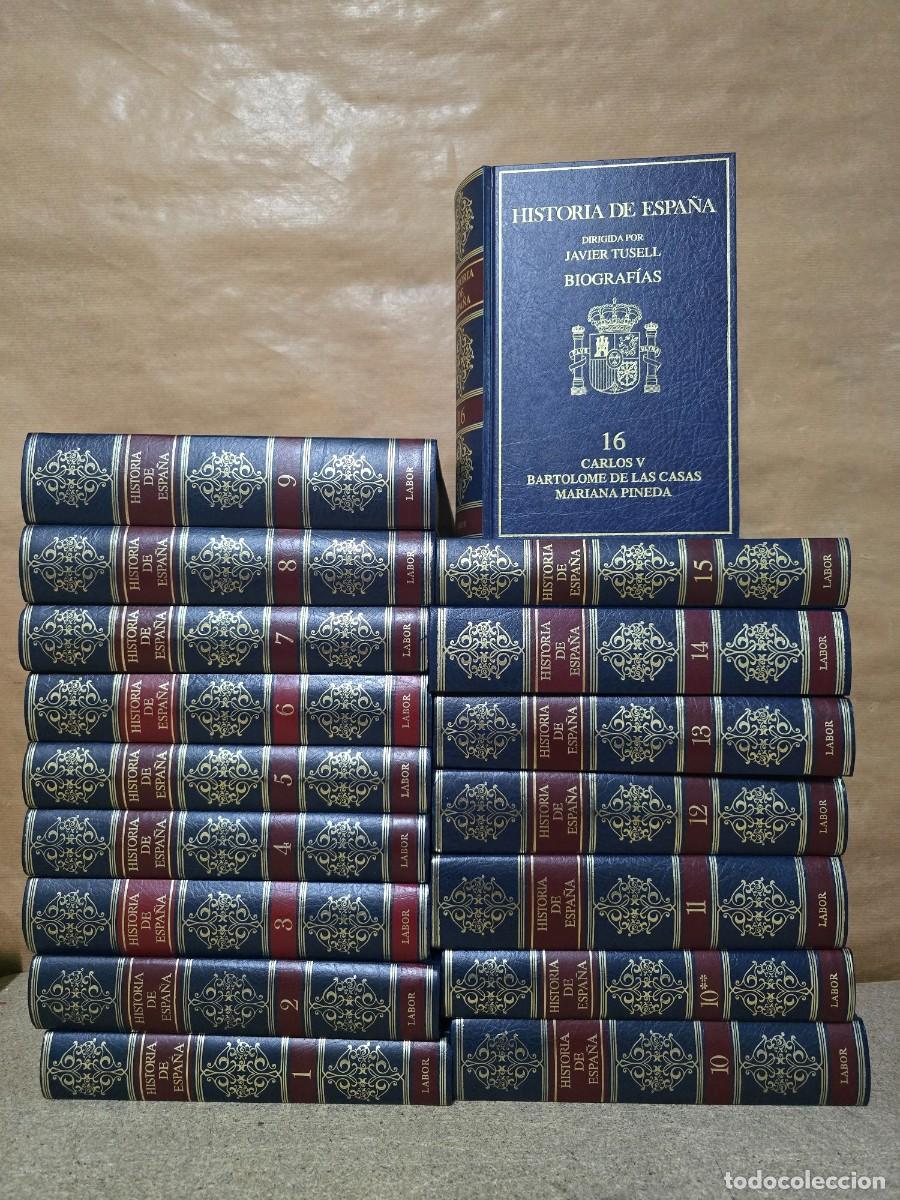 Libros de segunda mano: Historia de Espa&ntilde;a.Completa 17 Tomos.Javier Tusell.Ediciones Labor - Foto 1