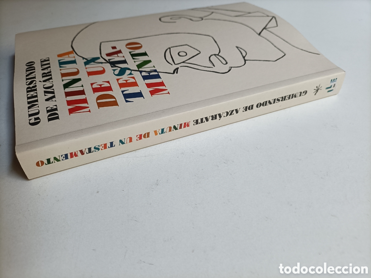 Libros de segunda mano: Minuta de un testamento Gumersindo de Azc&aacute;rate - Foto 2