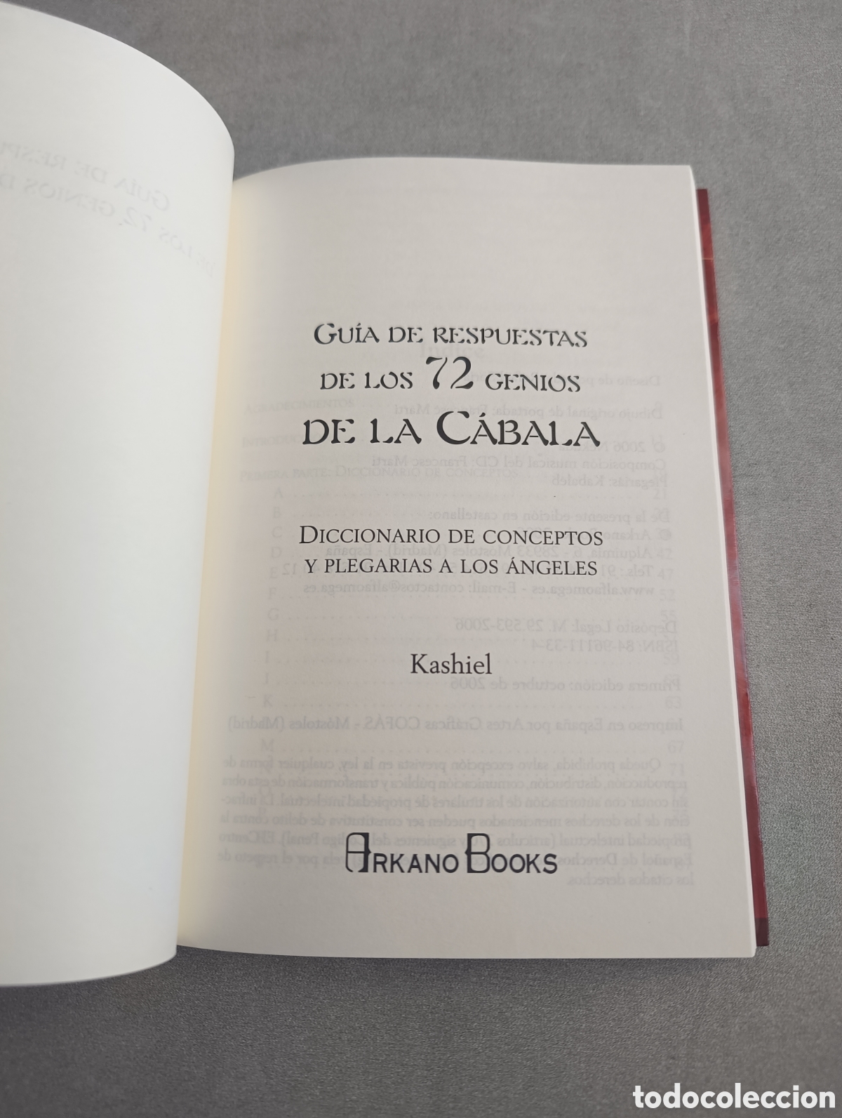 Libros de segunda mano: Gu&iacute;a de respuestas de los 72 genios de la c&aacute;bala. Kashiel. - Foto 3