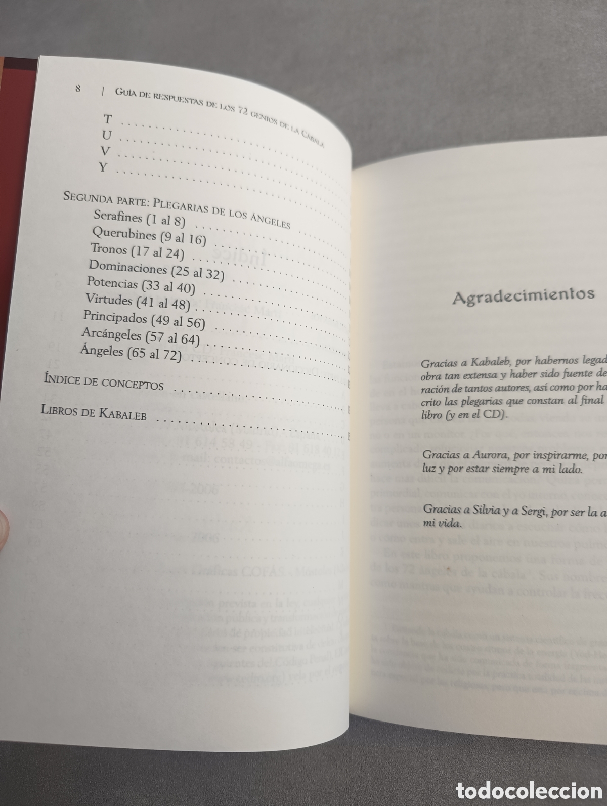 Libros de segunda mano: Gu&iacute;a de respuestas de los 72 genios de la c&aacute;bala. Kashiel. - Foto 4
