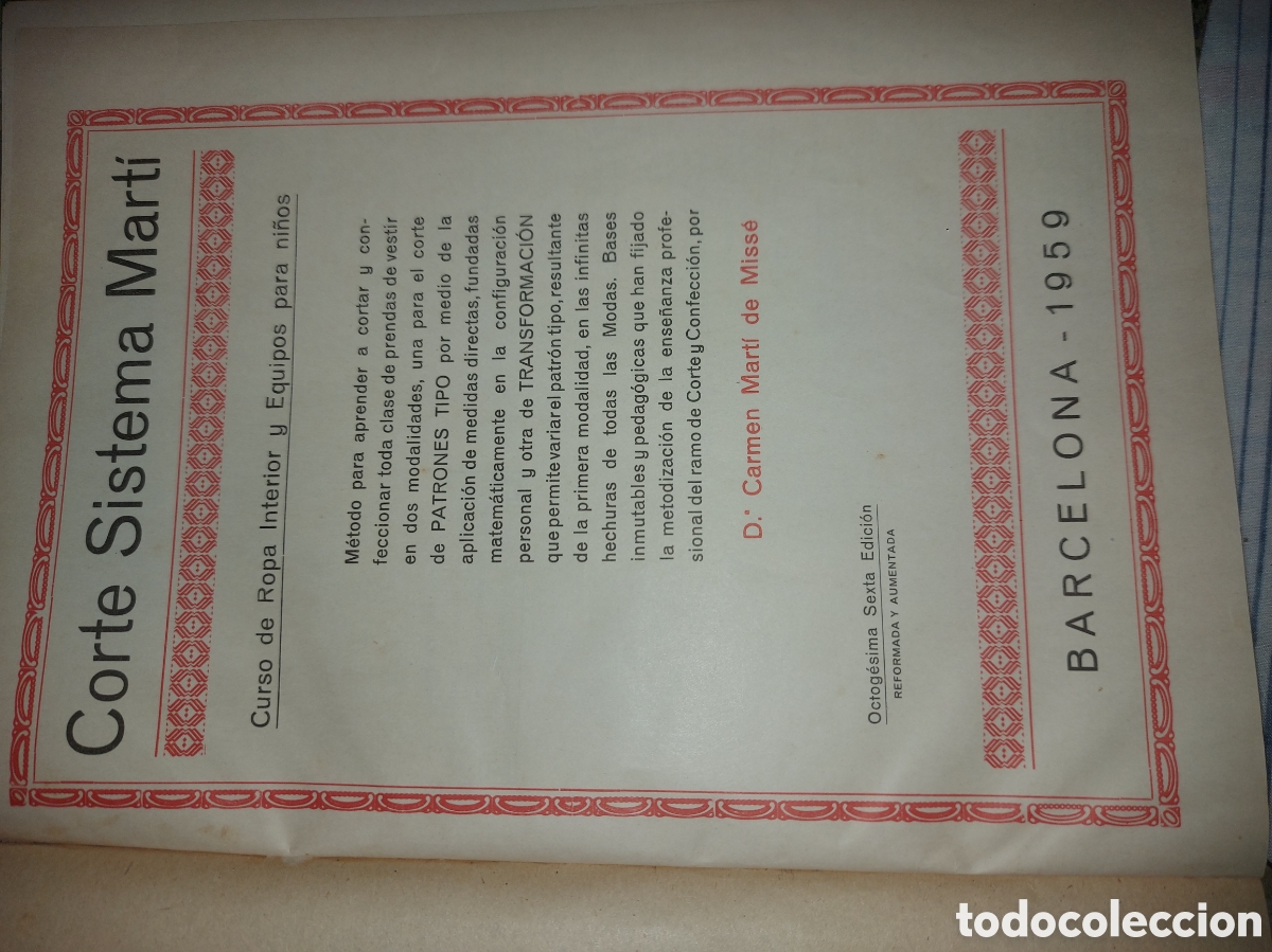Libros de segunda mano: Corte sistema Marti manual de sastreria - Foto 3