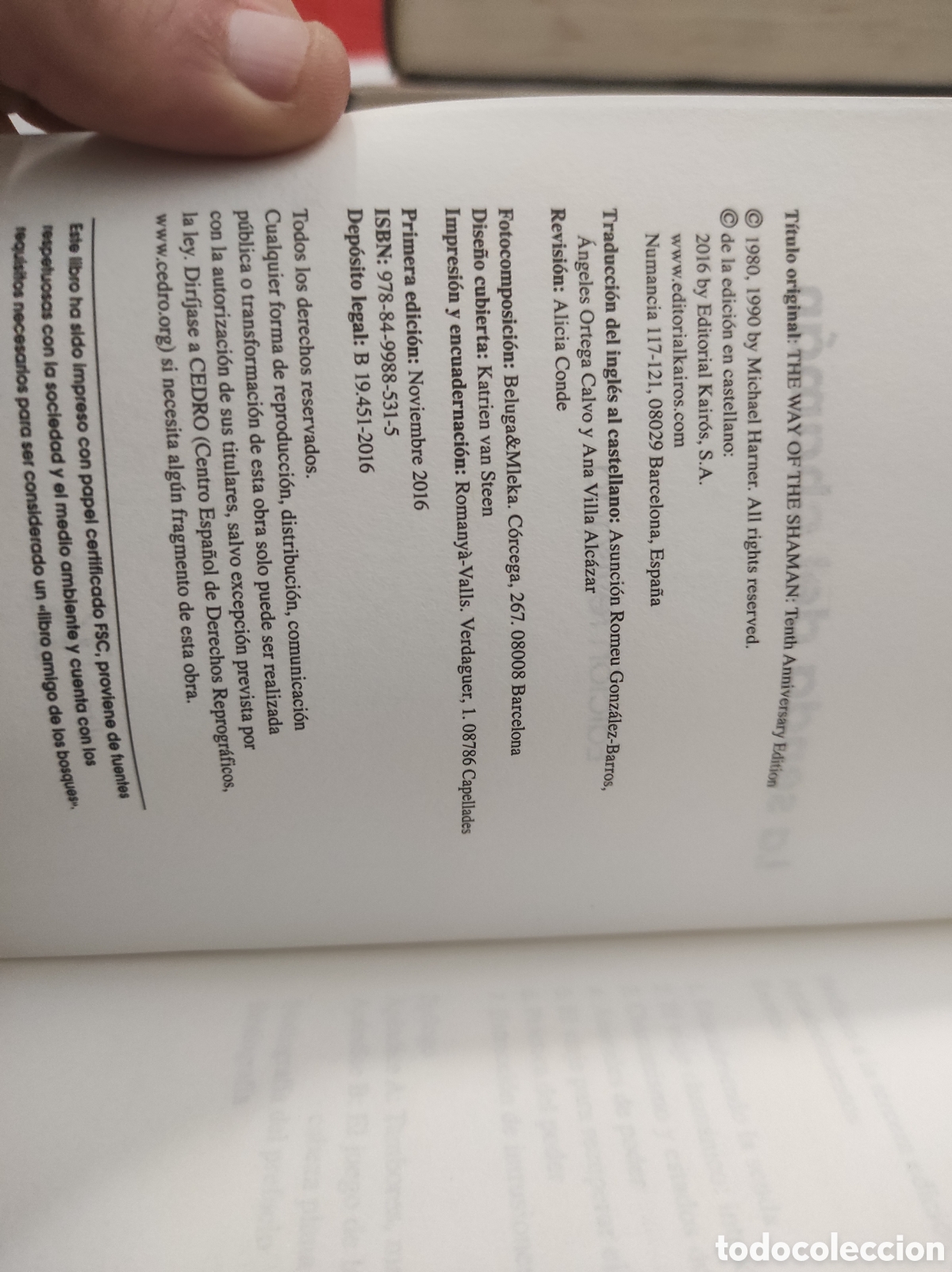 Libros de segunda mano: LA SENDA DEL CHAMAN. Michael Harner (PEDIDO MINIMO 5&euro;) - Foto 3