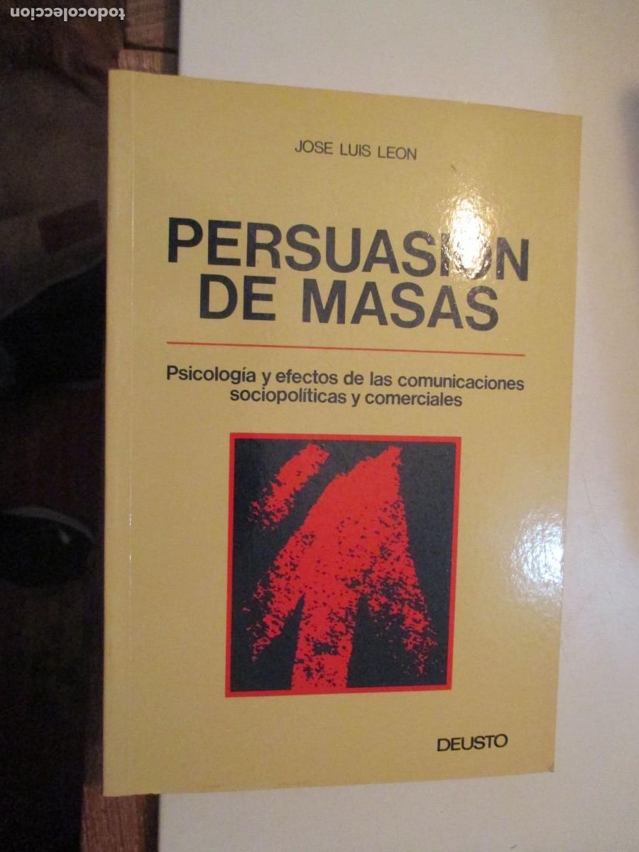 Libros de segunda mano: JOSE LUIS LEON Persuasi&oacute;n de masas W38555 - Foto 1