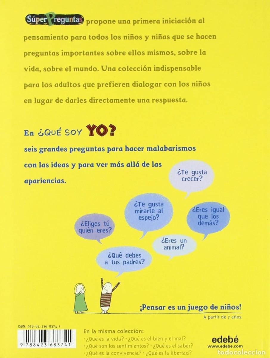 Libros de segunda mano: &iquest;Qu&eacute; es la libertad? &iquest;Qu&eacute; soy yo? Oscar Brenifier EDEB&Eacute; - Foto 4