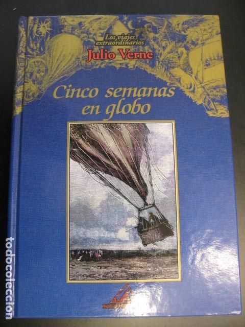 Libros de segunda mano: LIBRO JULIO VERNE - CINCO SEMANAS EN GLOBO - Foto 1
