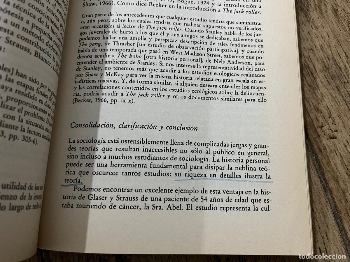 Libros de segunda mano: Los documentos personales - Ken Plummer - Foto 7