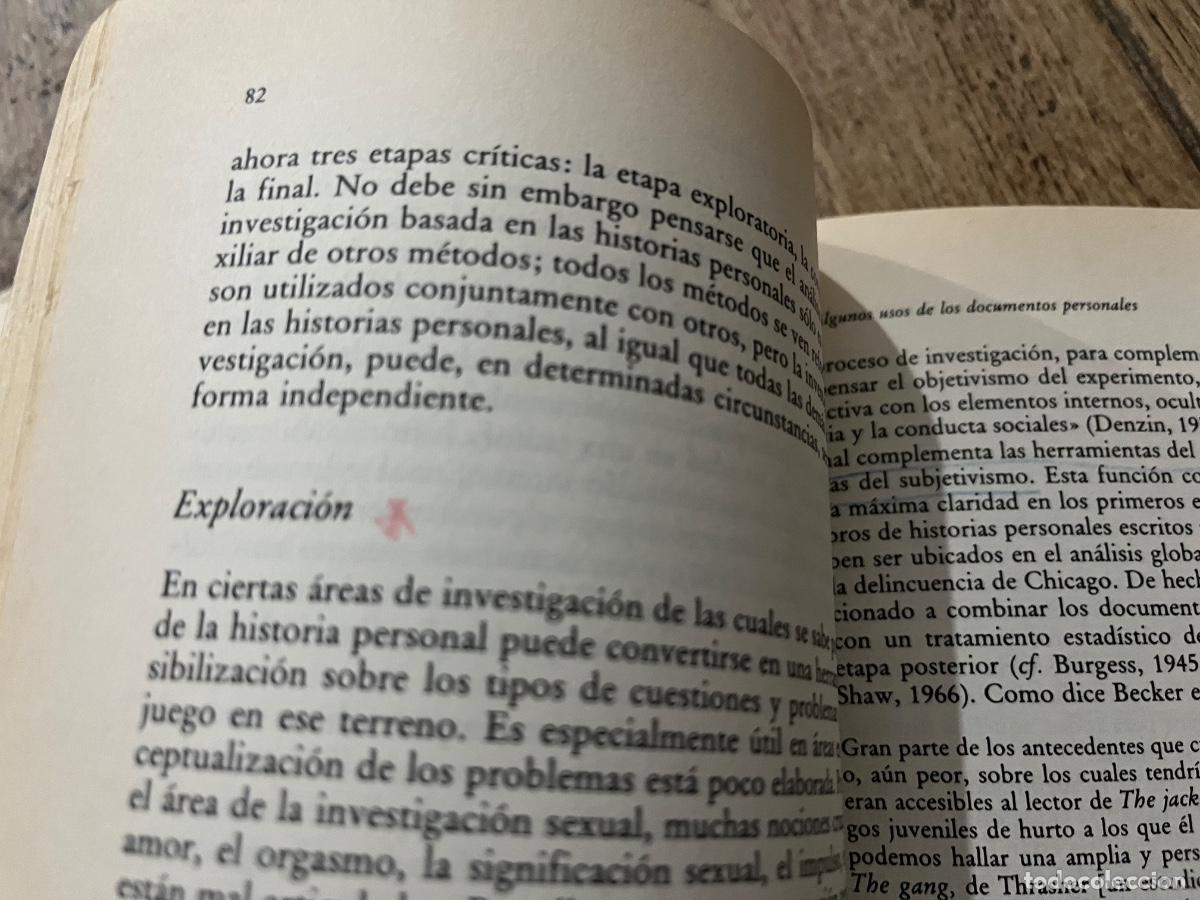 Libros de segunda mano: Los documentos personales - Ken Plummer - Foto 8