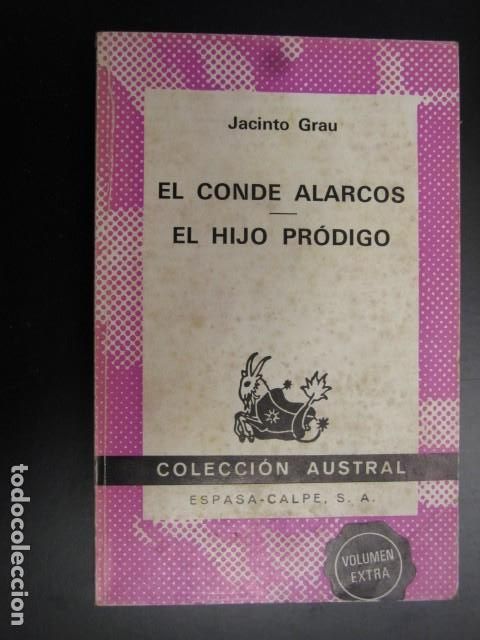 Libros de segunda mano: El conde Alarcos. El hijo pr&oacute;digo - Jacinto Grau - Foto 1