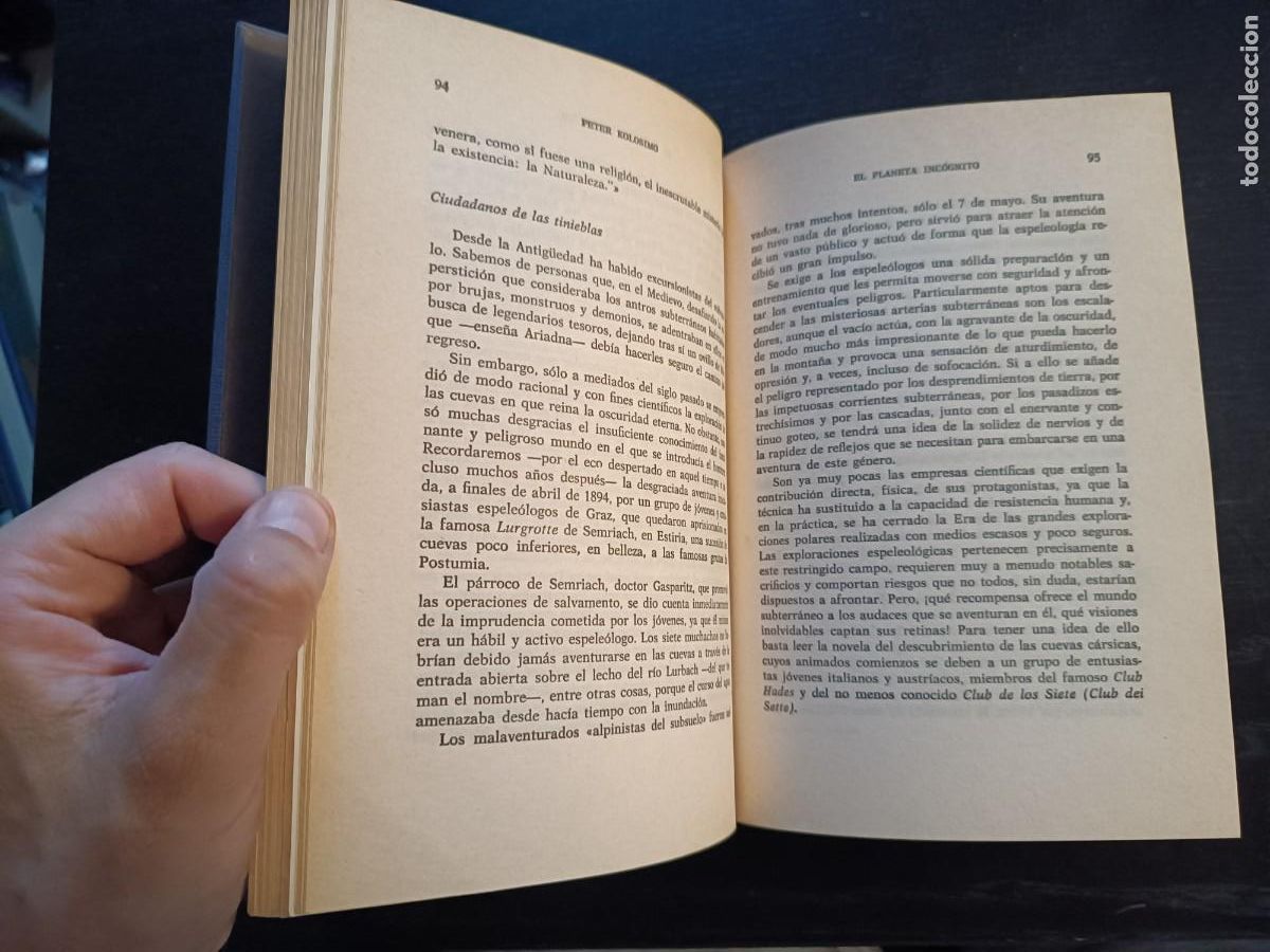 Libros de segunda mano: El planeta inc&oacute;gnito - Peter Kolosimo. P&J - Foto 3