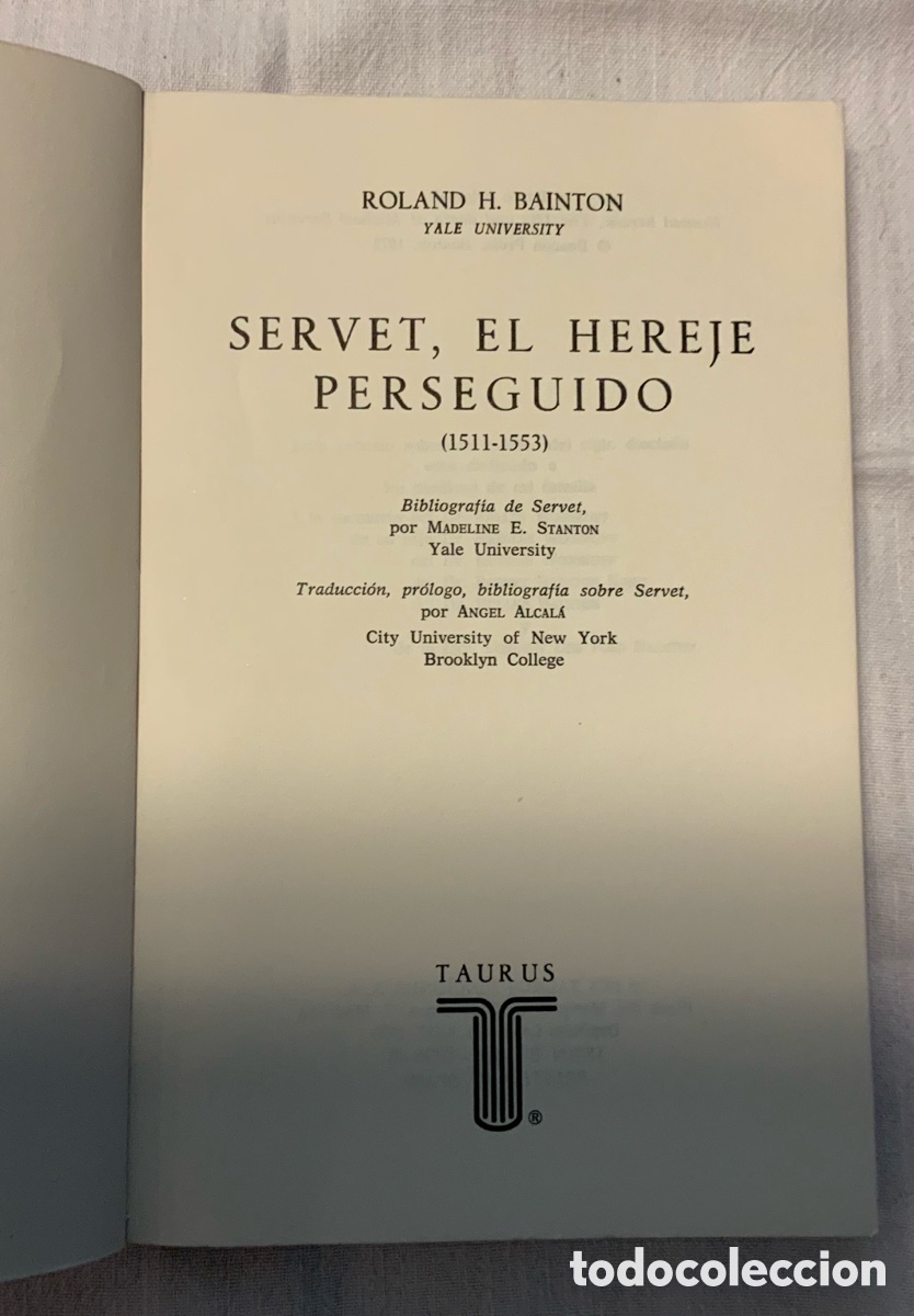 Libros de segunda mano: Servet, el hereje perseguido - Foto 3