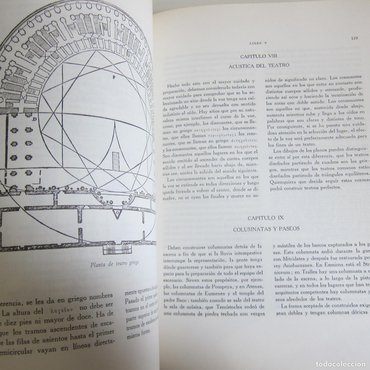 Libros de segunda mano: DE ARCHITECTURA - MARCUS VITRUVIUS (UERT) ARTE HISTORIA - Foto 9