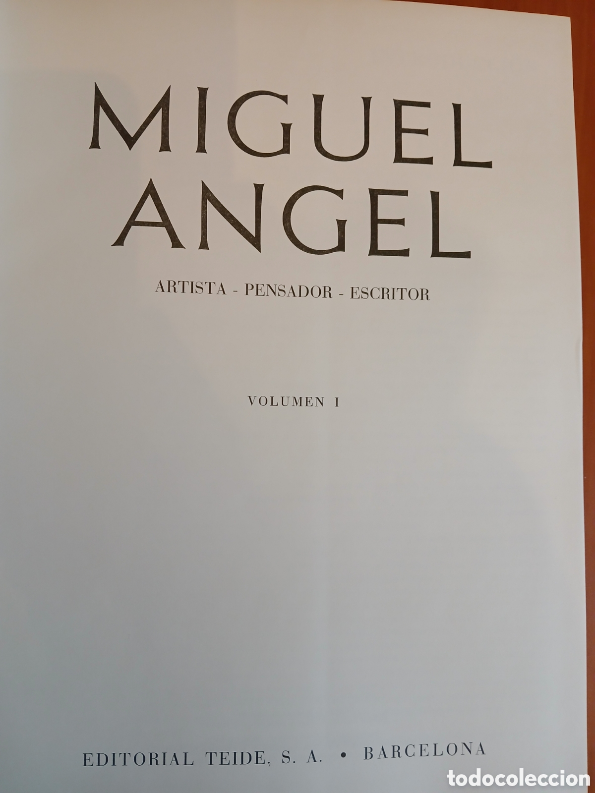 Libros de segunda mano: MIGUEL ANGEL. Editorial Teide. 2 tomos ( Completo ). - Foto 3