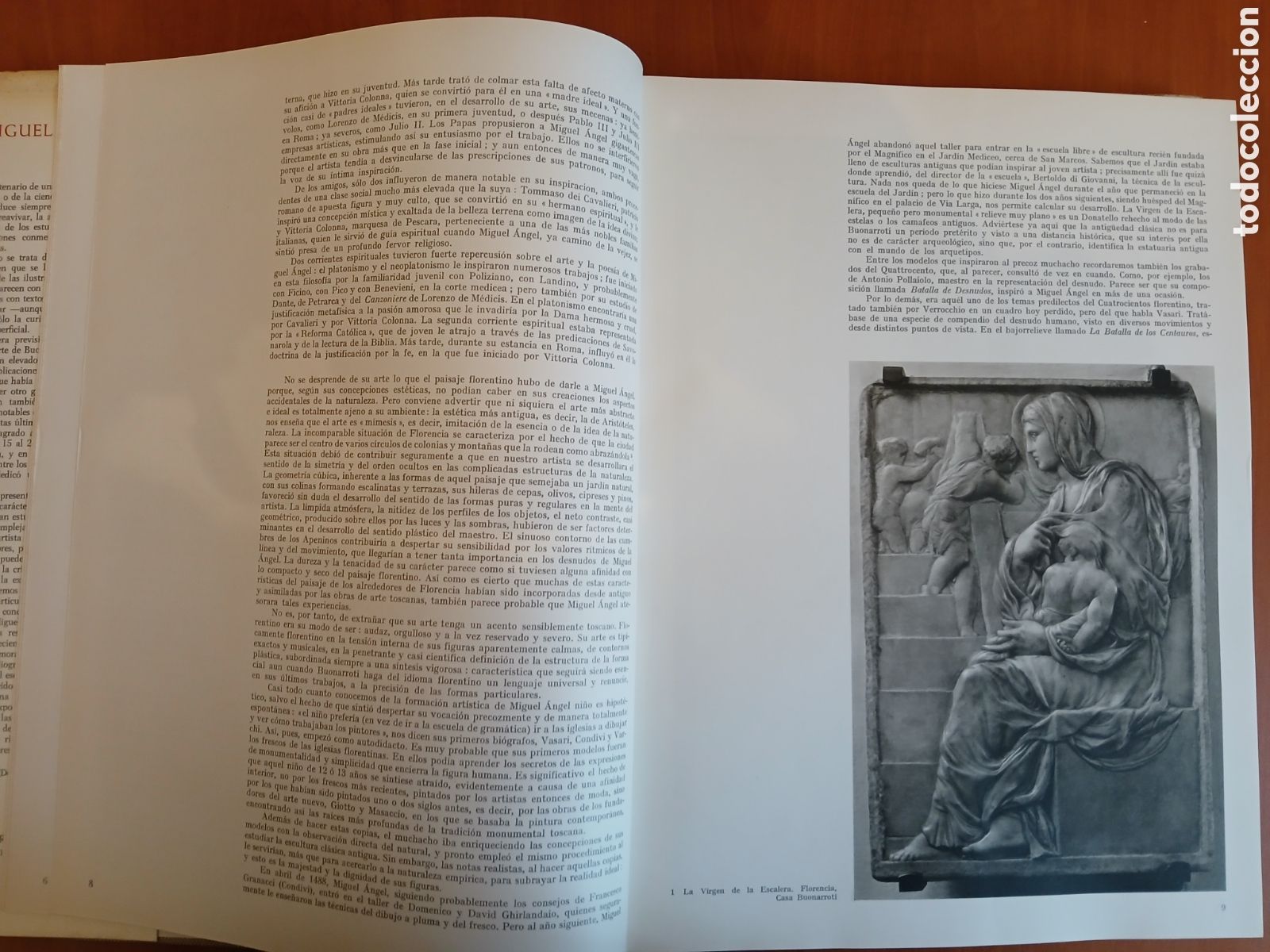 Libros de segunda mano: MIGUEL ANGEL. Editorial Teide. 2 tomos ( Completo ). - Foto 14