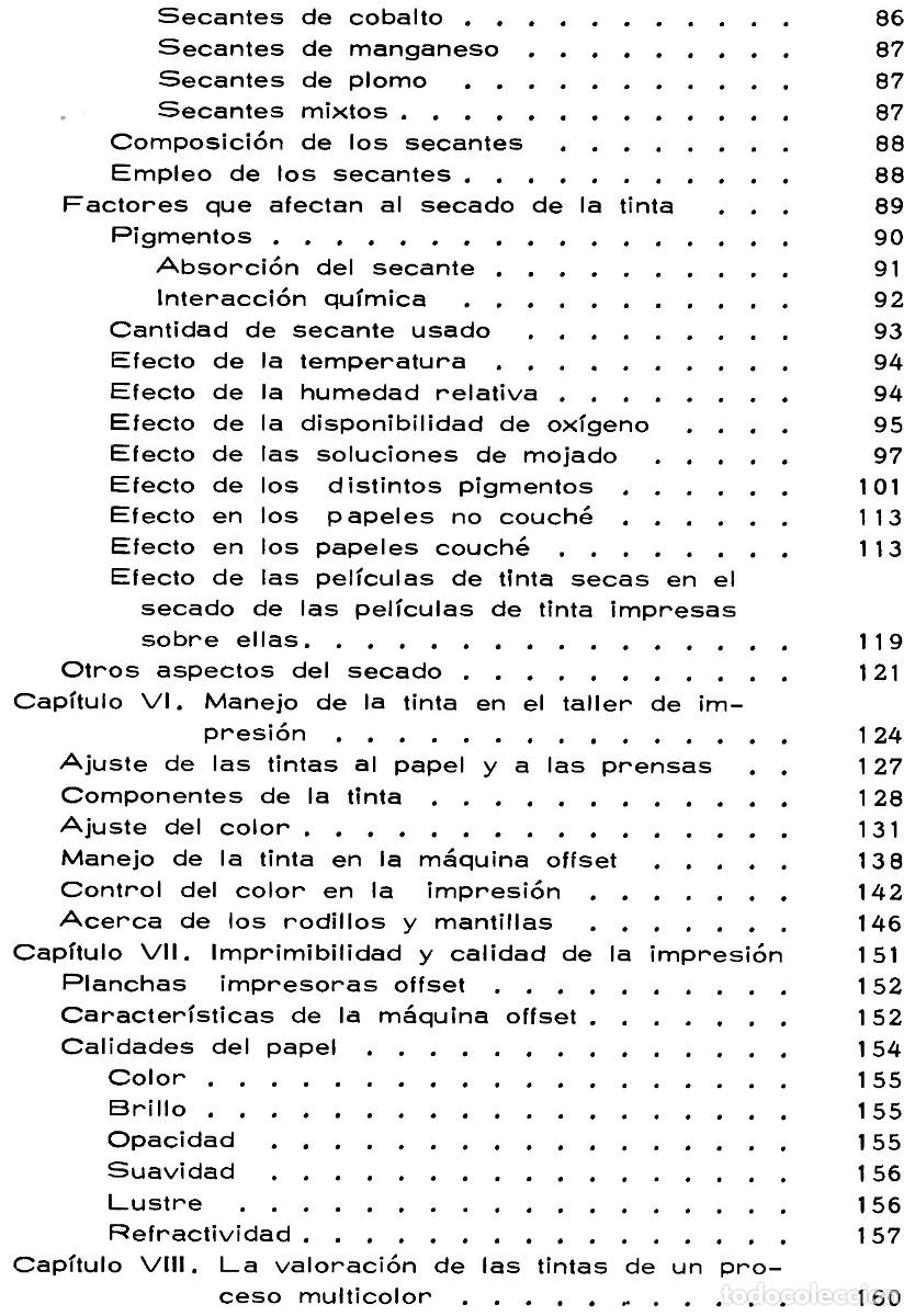 Libros de segunda mano: OFFSET. TINTAS PARA OFFSET. RICARDO CASALS. IMPRESION. IMPRENTA. - Foto 8