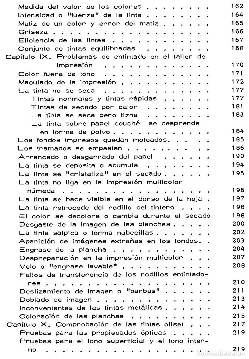 Libros de segunda mano: OFFSET. TINTAS PARA OFFSET. RICARDO CASALS. IMPRESION. IMPRENTA. - Foto 9