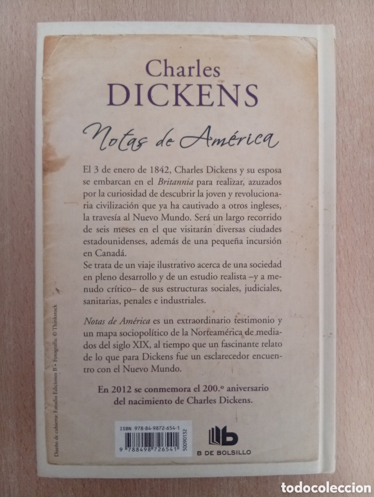 Libros de segunda mano: NOTAS DE AM&Eacute;RICA. Charles Dickens - Foto 2