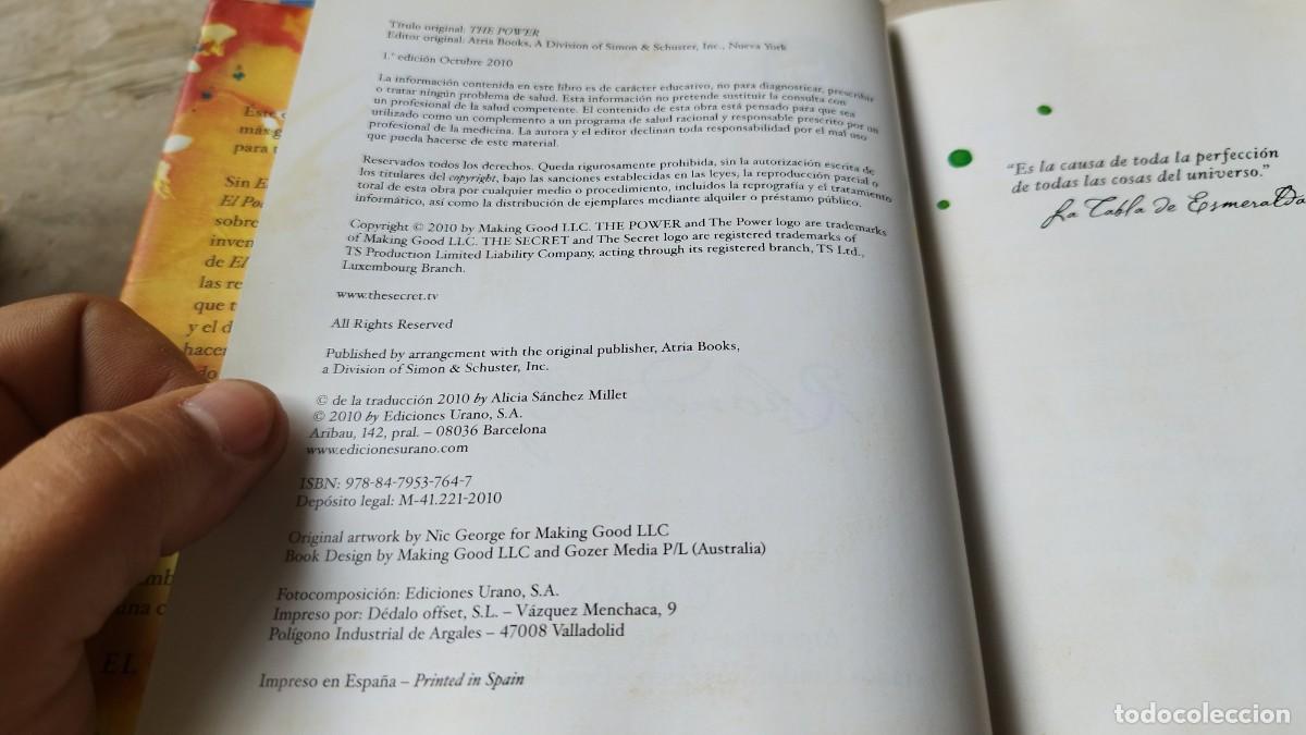 Libros de segunda mano: SECRET EL PODER / RONDA BYRNE / ZUX23 / URANO - Foto 7