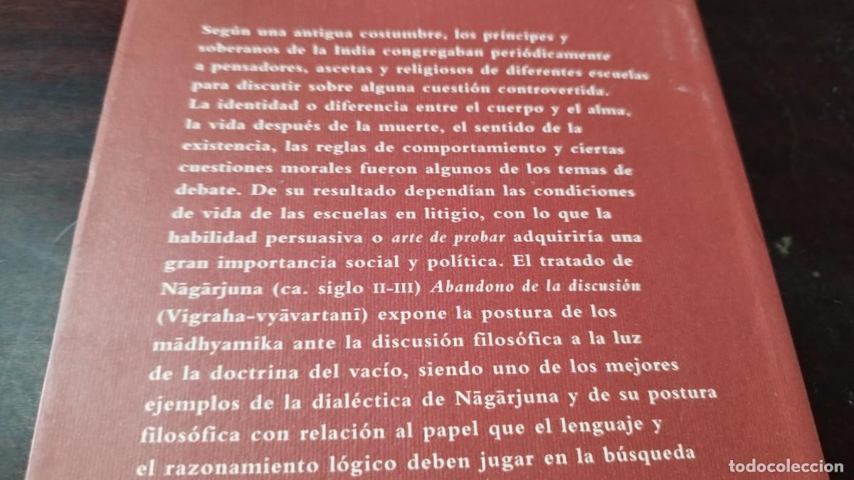 Libros de segunda mano: ABANDONO DE LA DISCUSION / NAGARJUNA / ZUX05 / SIRUELA - Foto 5