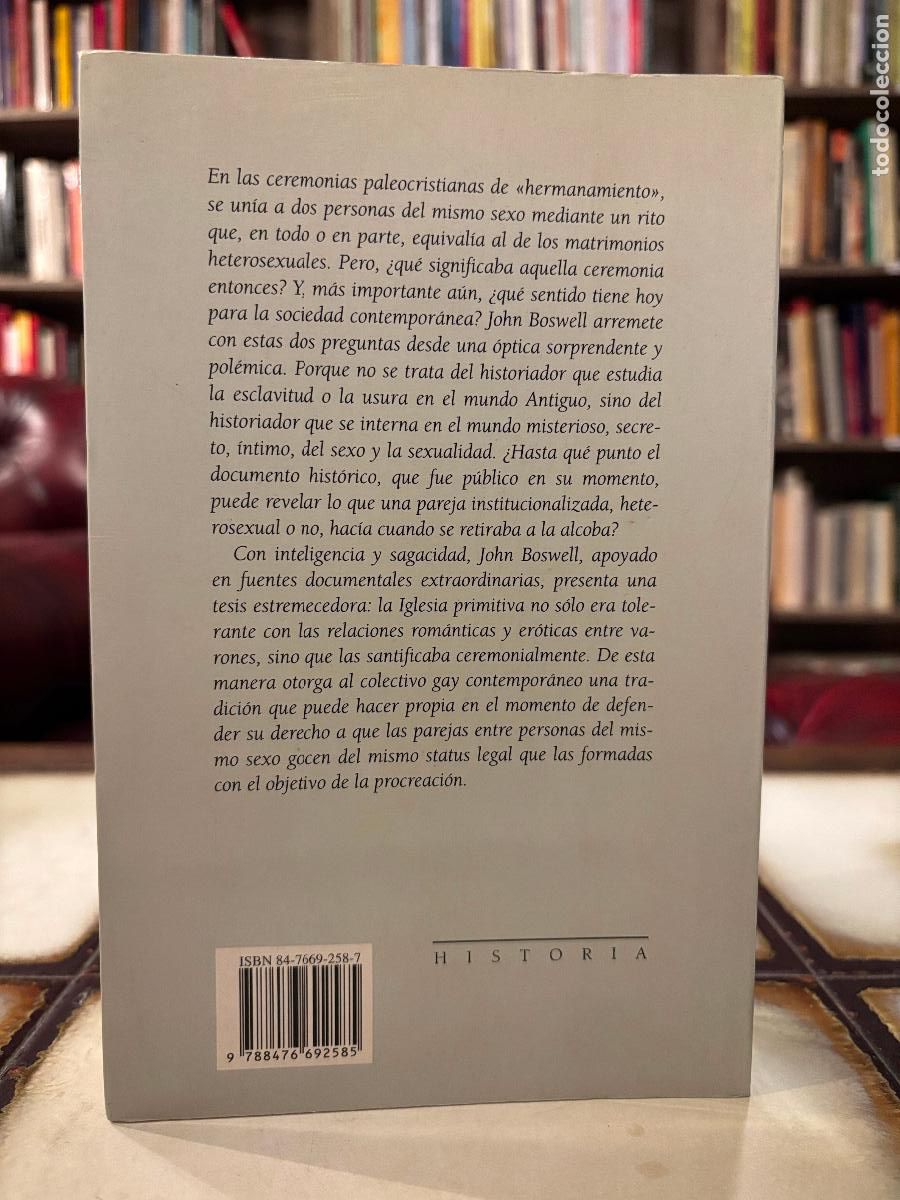 Libros de segunda mano: Las bodas de la semejanza. John Boswell. - Foto 2