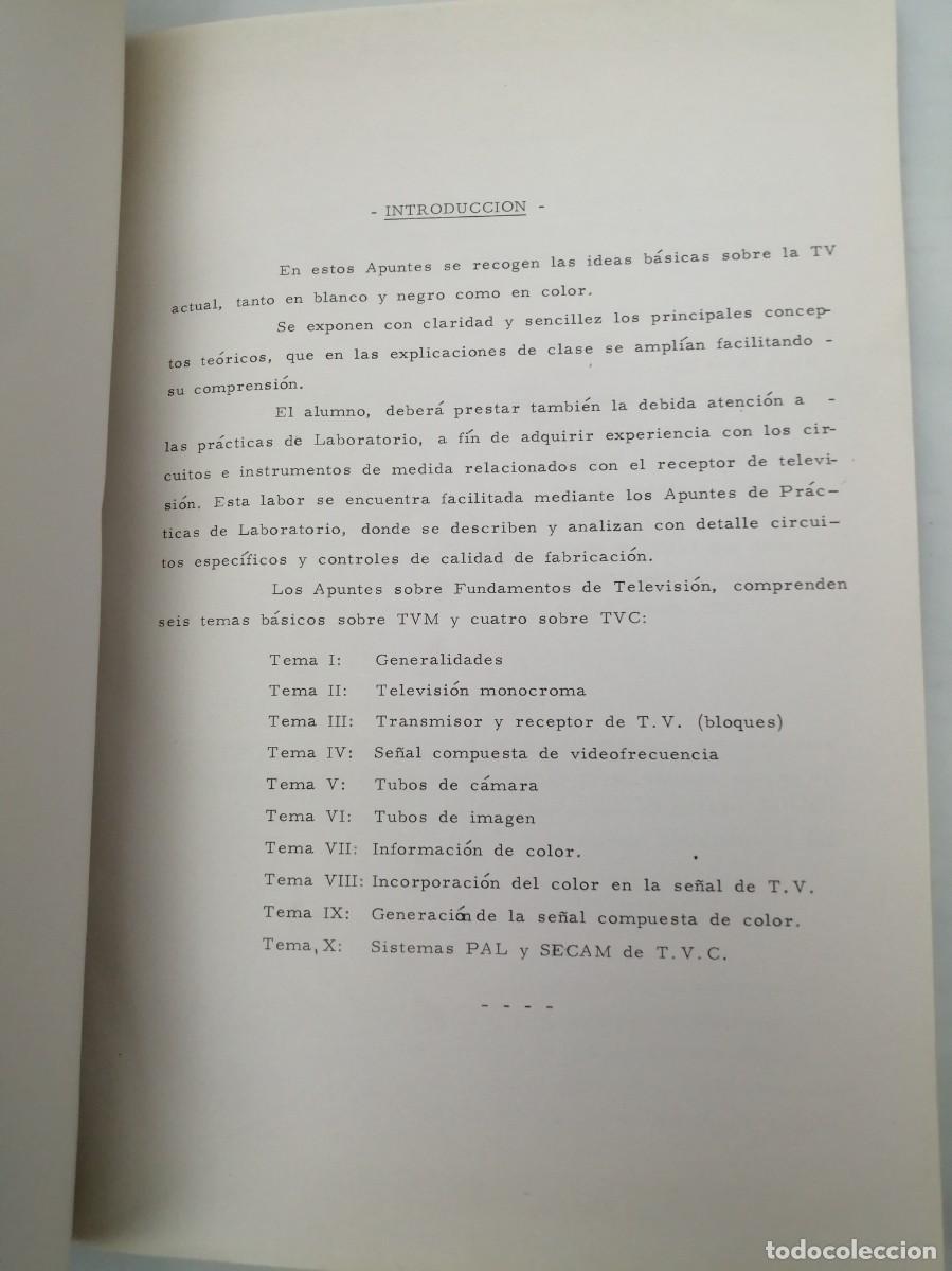 Libros de segunda mano: Apuntes sobre Fundamentos de Televisi&oacute;n - Foto 5