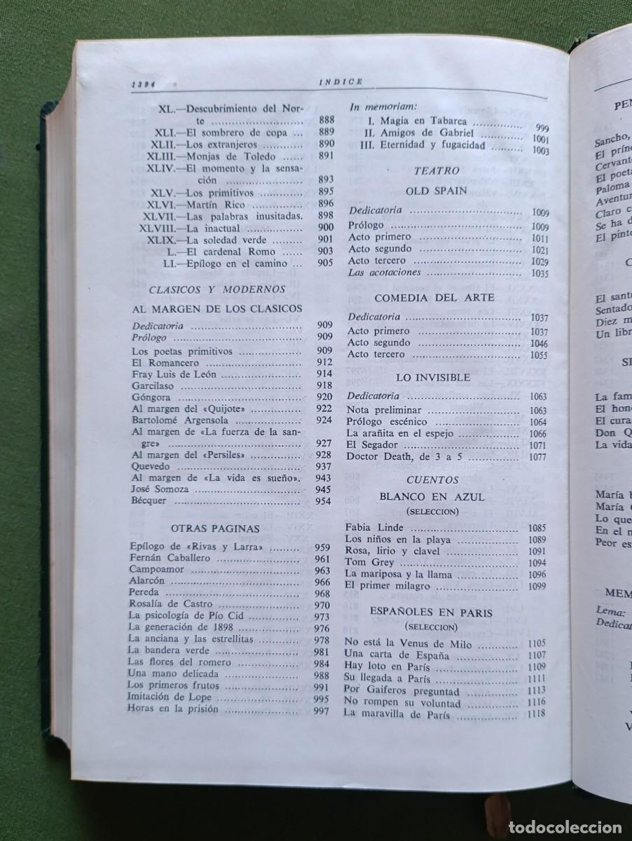 Libros de segunda mano: OBRAS SELECTAS - AZORIN - BIBLIOTECA NUEVA - 1961 - D25 - Foto 11