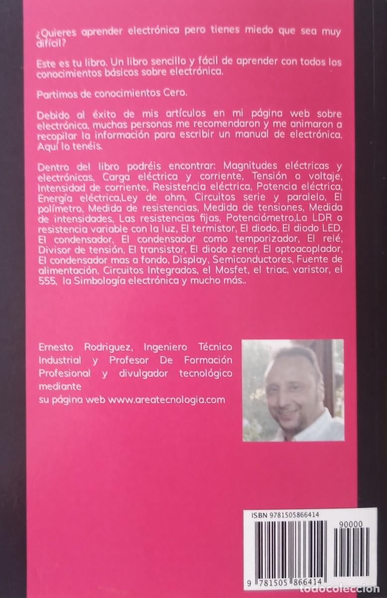 Libros de segunda mano: Electr&oacute;nica b&aacute;sica. Ernesto Rodr&iacute;guez Arias. - Foto 2