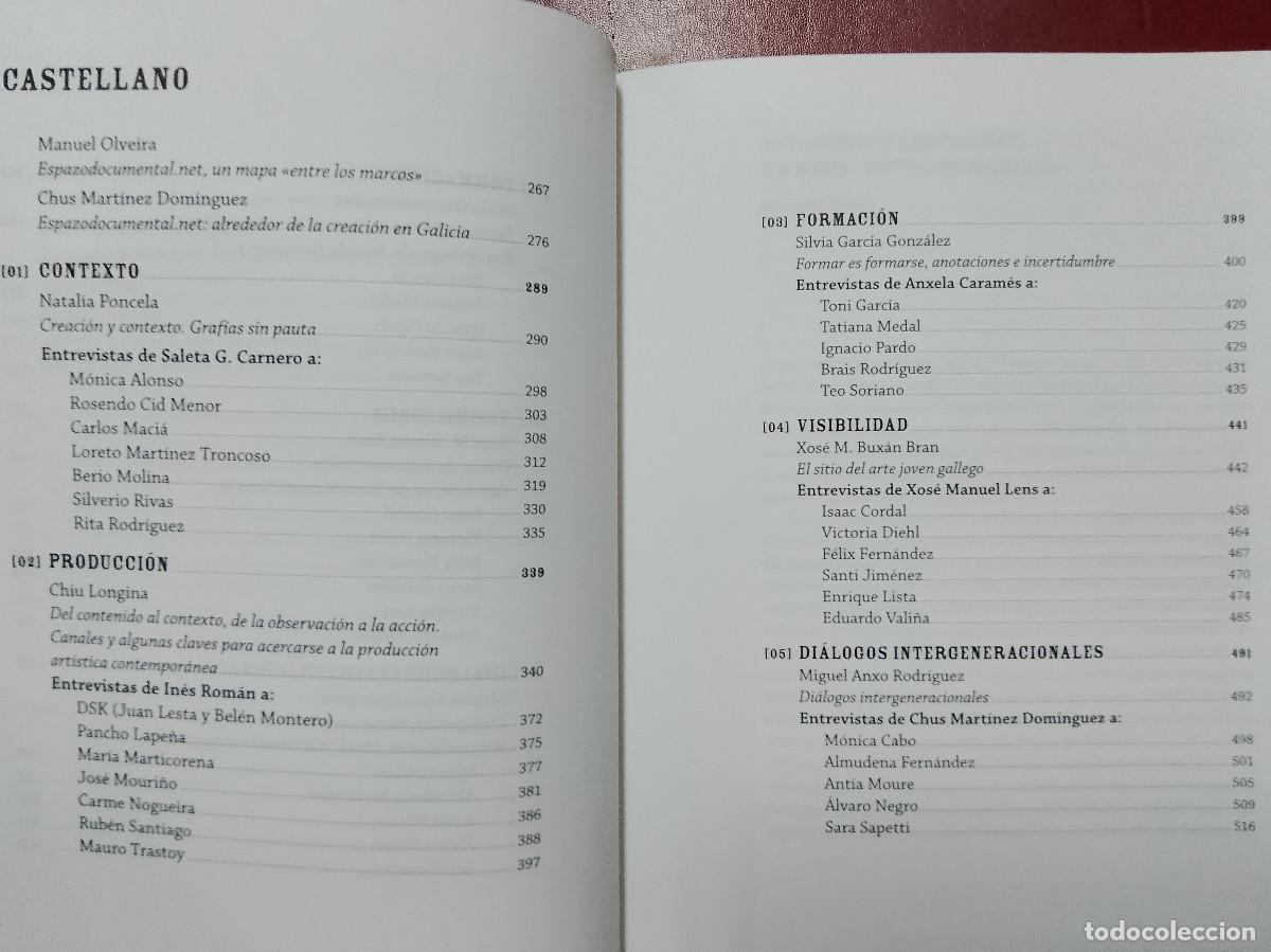 Libros de segunda mano: VV.AA. (Chus Mart&iacute;nez Dom&iacute;nguez, ed.): Espazodocumental.net (Xunta de Galicia. 2008) - Foto 4