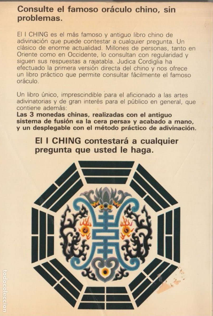 Libros de segunda mano: I Ching : el libro del or&aacute;culo chino / Judica Cordiglia - Foto 3