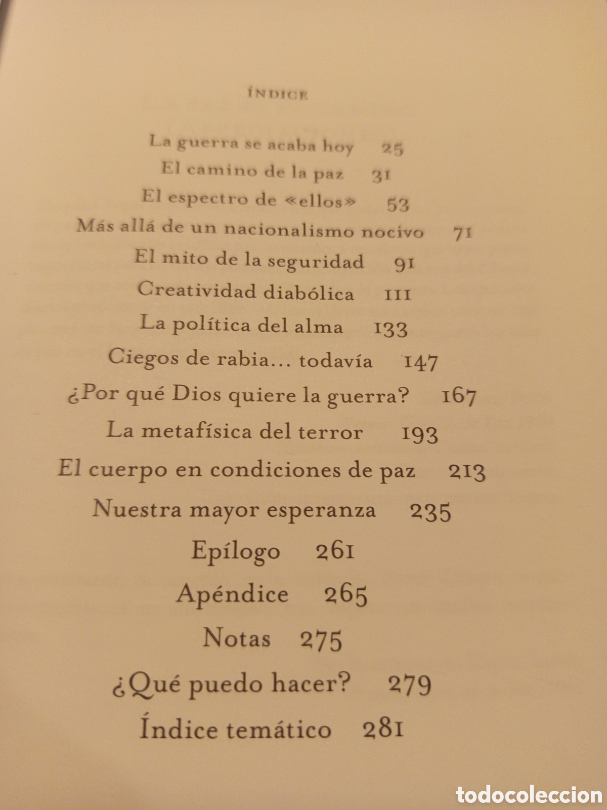 Libros de segunda mano: LA PAZ ES EL CAMINO (DEEPAK CHOPRA) - Foto 3