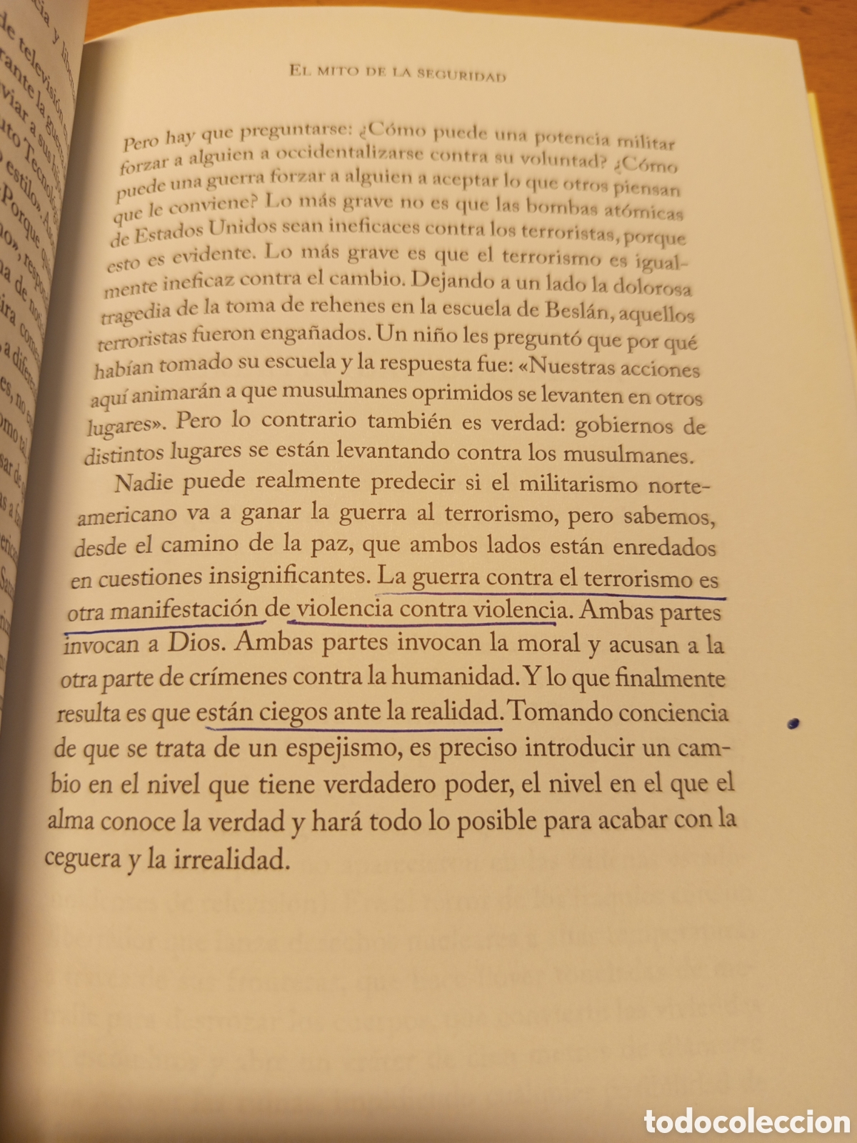 Libros de segunda mano: LA PAZ ES EL CAMINO (DEEPAK CHOPRA) - Foto 4
