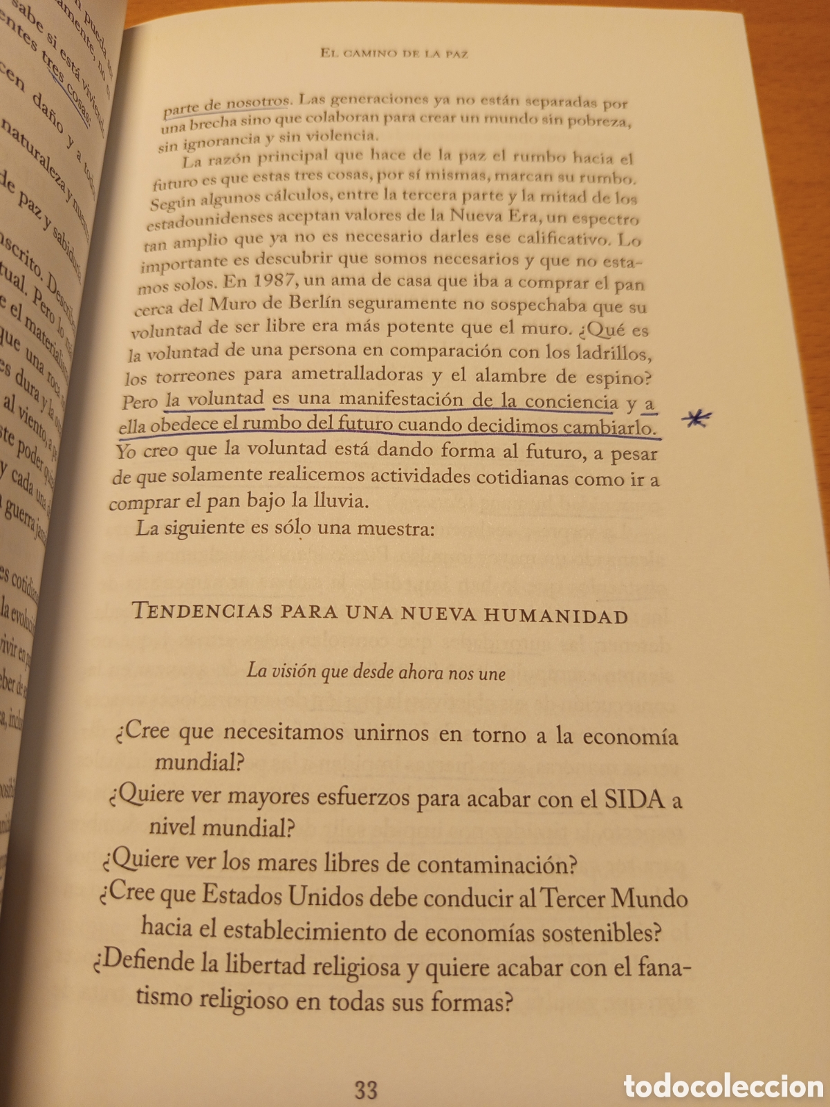 Libros de segunda mano: LA PAZ ES EL CAMINO (DEEPAK CHOPRA) - Foto 7