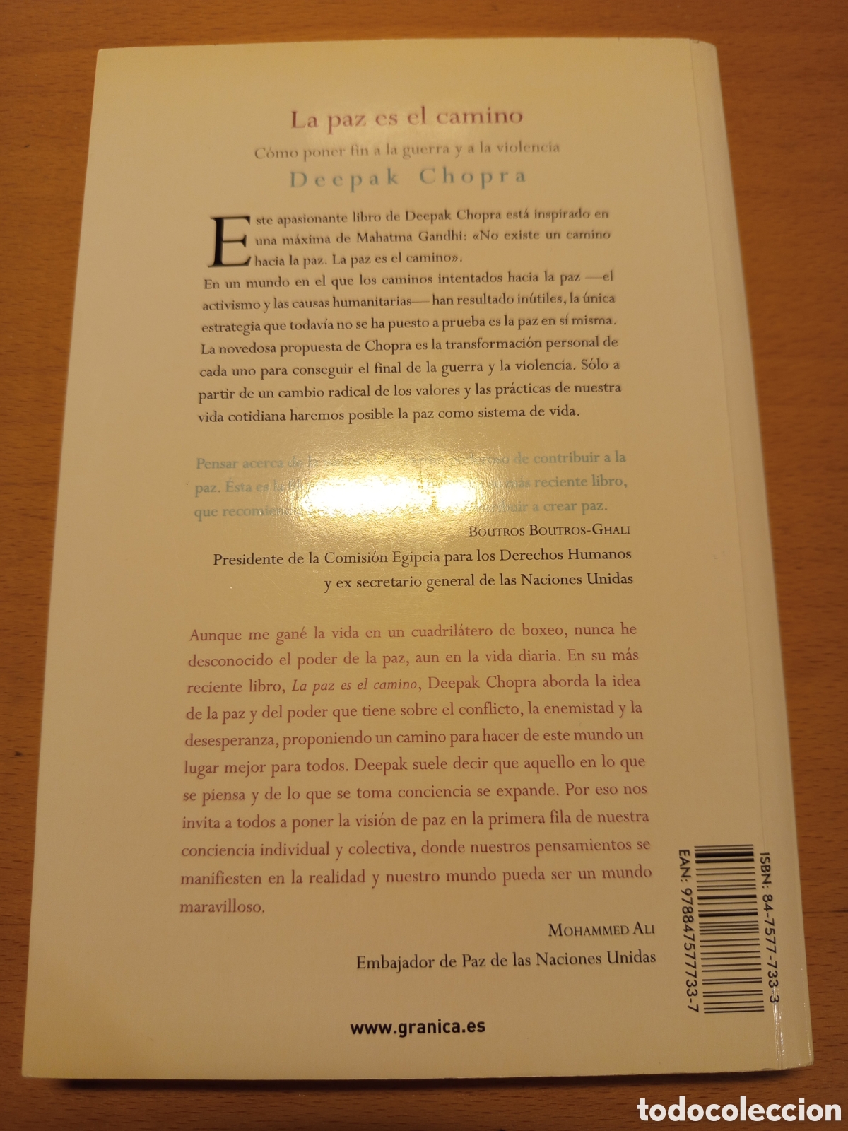 Libros de segunda mano: LA PAZ ES EL CAMINO (DEEPAK CHOPRA) - Foto 8