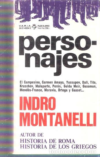 Libros de segunda mano: Personajes - Montanelli, Indro - Foto 2