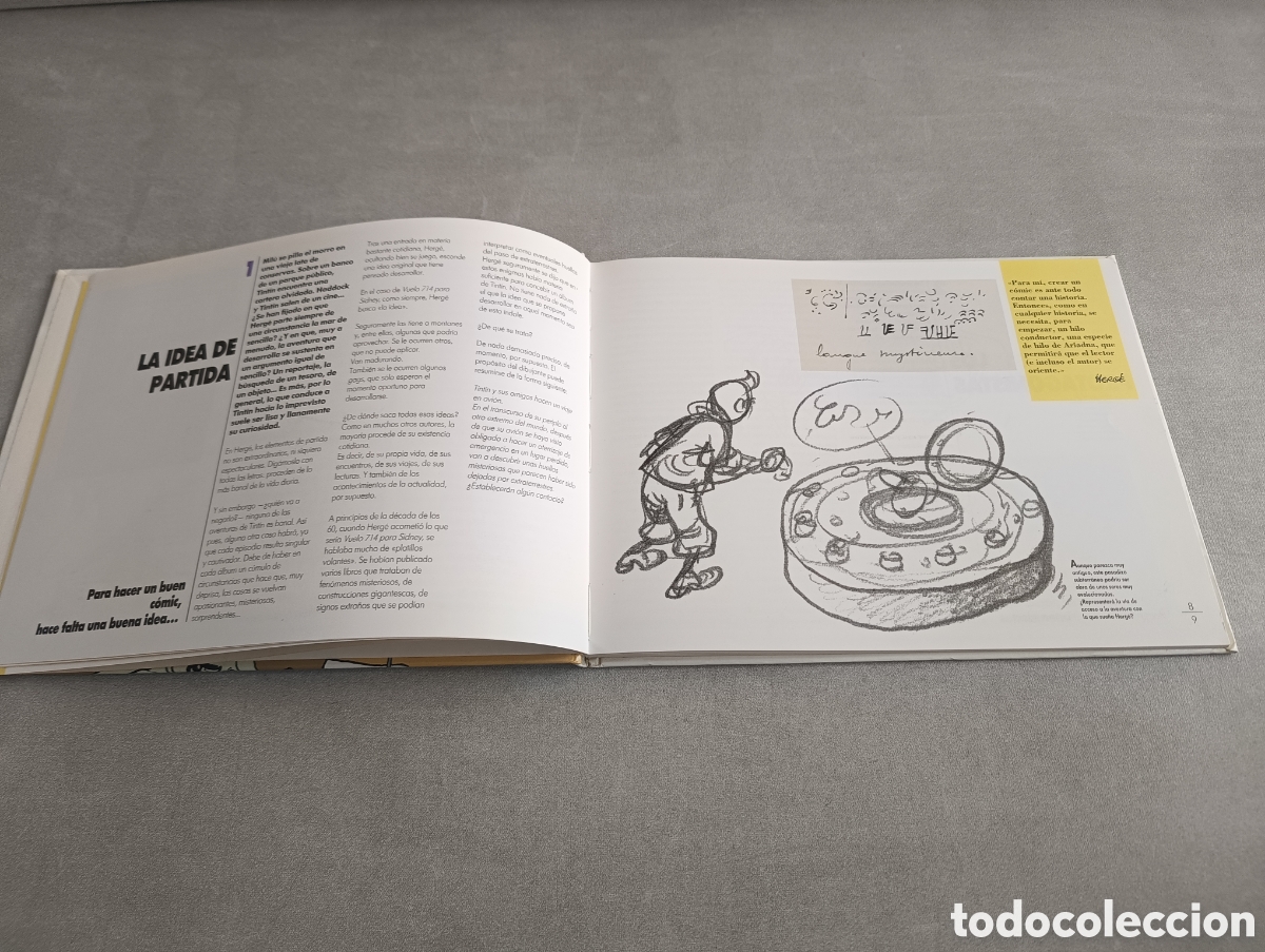 Libros de segunda mano: C&Oacute;MO NACE UN C&Oacute;MIC: ESPIANDO A HERG&Eacute; - GODDIN, PHILIPPE. JUVENTUD. - Foto 6