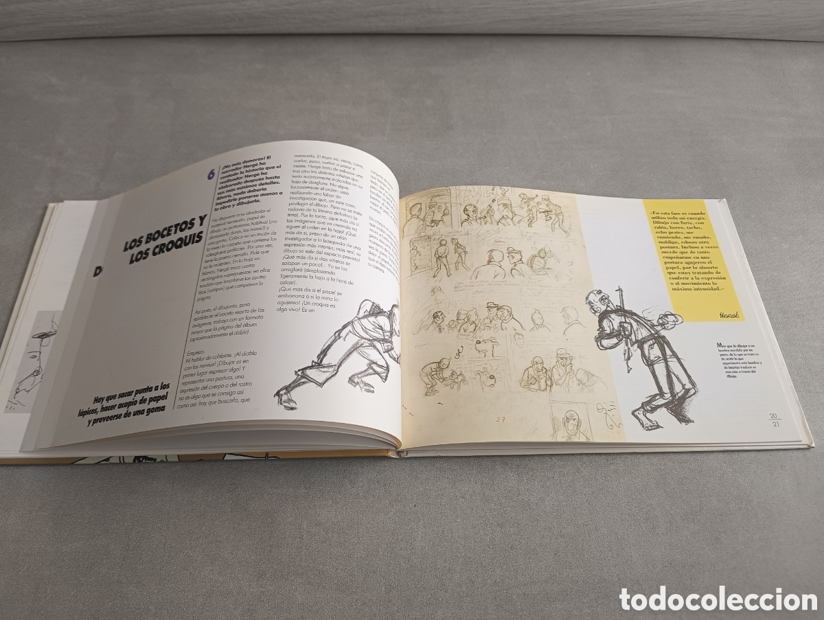 Libros de segunda mano: C&Oacute;MO NACE UN C&Oacute;MIC: ESPIANDO A HERG&Eacute; - GODDIN, PHILIPPE. JUVENTUD. - Foto 7