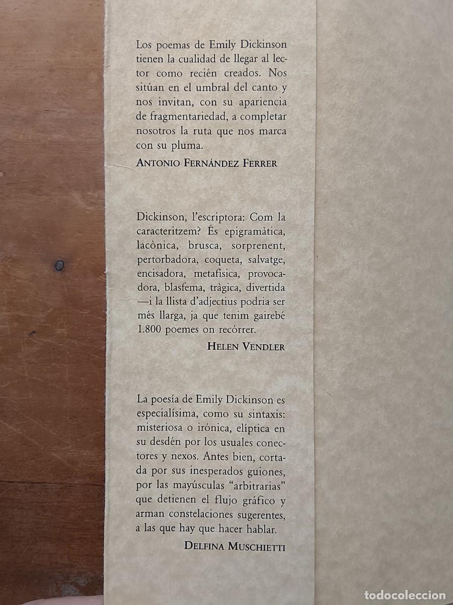 Libros de segunda mano: Emily Dickinson. Quadern de Versalia II - Foto 2