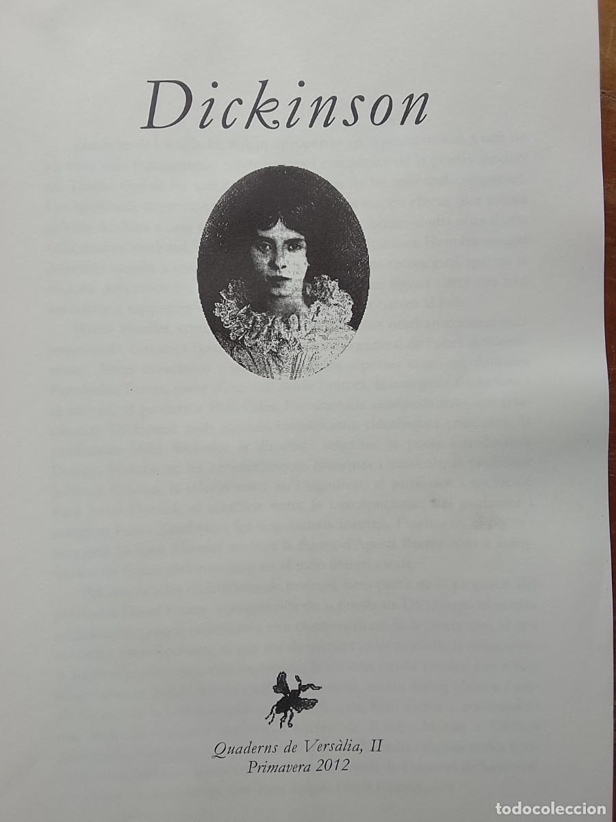 Libros de segunda mano: Emily Dickinson. Quadern de Versalia II - Foto 4