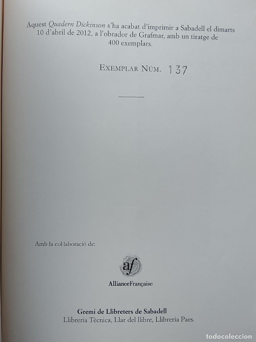 Libros de segunda mano: Emily Dickinson. Quadern de Versalia II - Foto 13