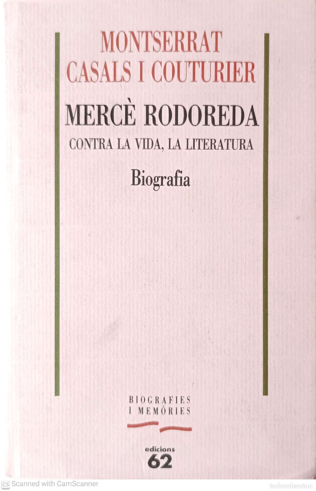 Libros de segunda mano: Merc&egrave; Rodoreda - Montserrat Casals - Foto 1