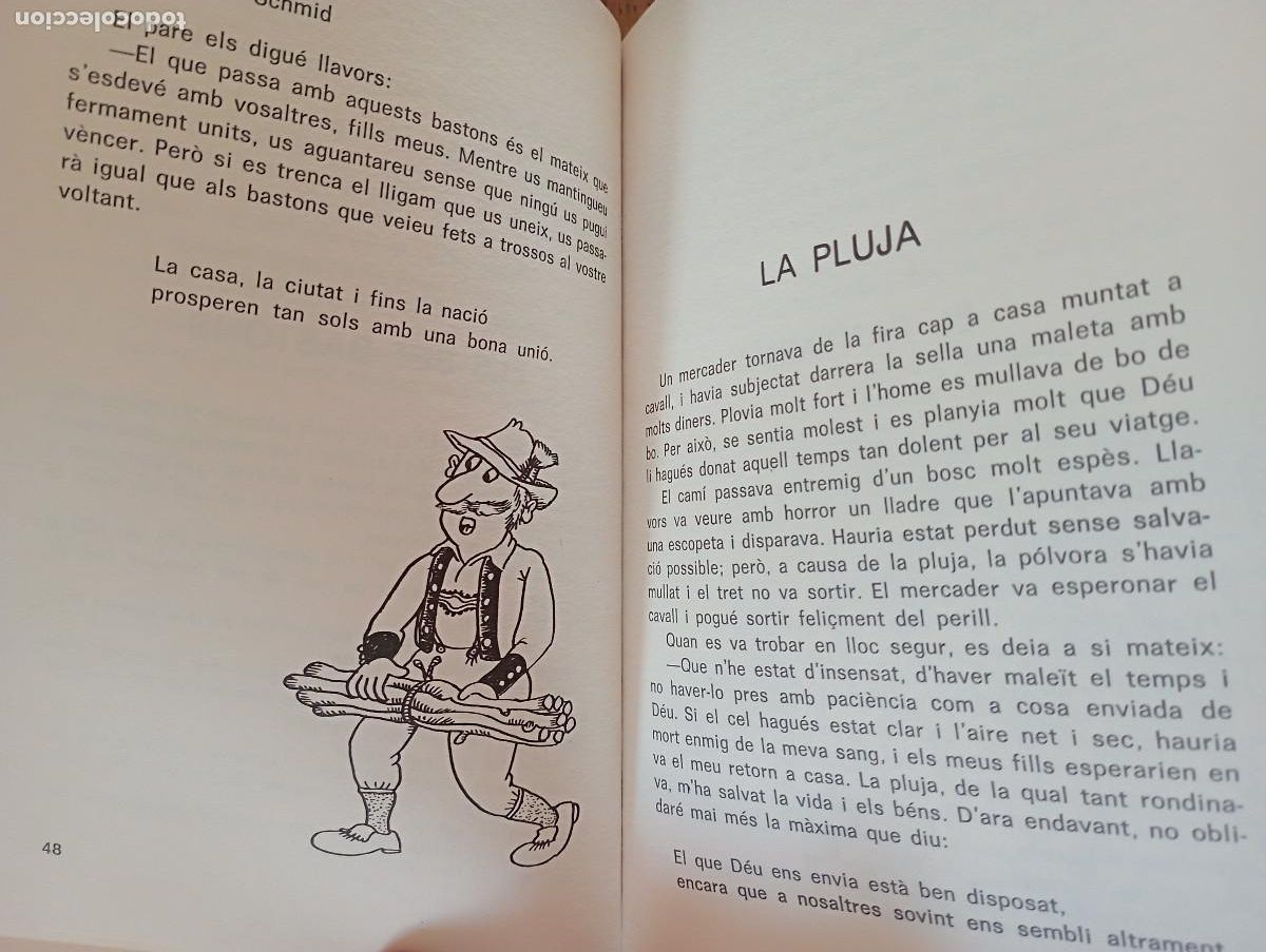 Libros de segunda mano: Contes curts - Christoph Von Schmid - La Foradada - PILARIN2 - Foto 3