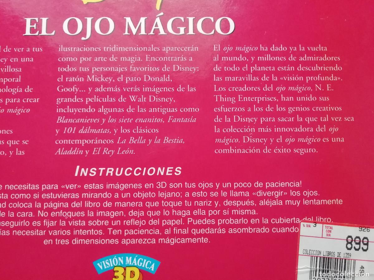 Libros de segunda mano: El ojo m&aacute;gico - Disney 3d - Foto 9