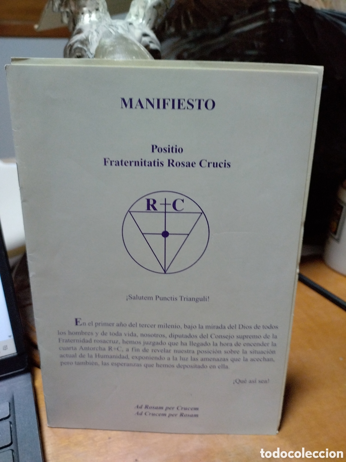 Libros de segunda mano: Manifiesto positio fraternitatis rosae cricis - Foto 1