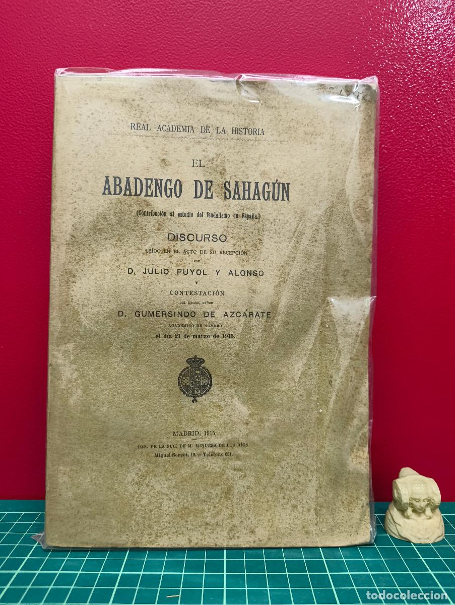 Second hand books: El abadengo de Sahagún – Julio Puyol y Alonso