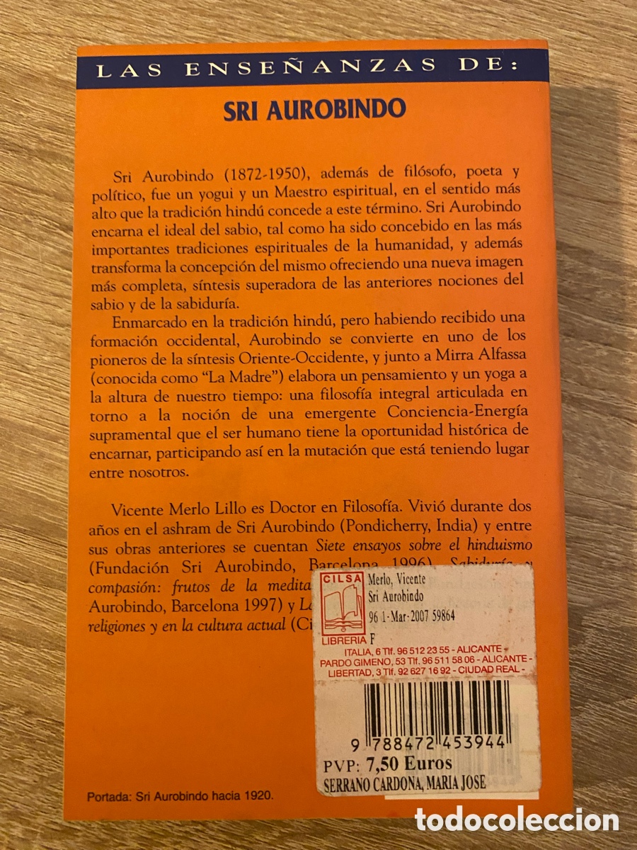 Libros de segunda mano: Las ense&ntilde;anzas de Sri Aurobindo - Foto 2