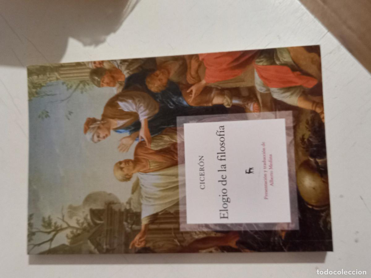 Libros de segunda mano: Elogio de la filosofia, Cicer&oacute;n Marco Tulio - Foto 1
