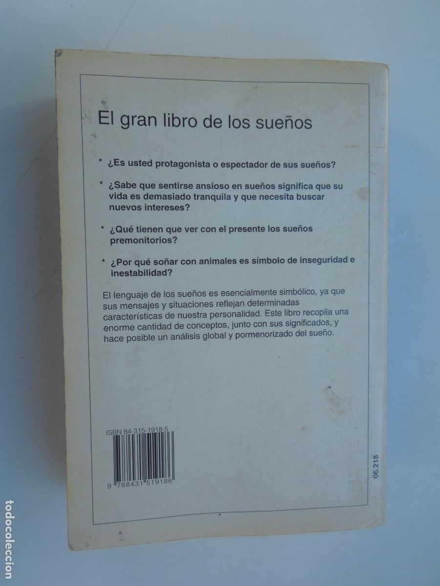 Libros de segunda mano: EL GRAN LIBRO DE LOS SUE&Ntilde;OS - ANNA MONTESCHI - EDITORIAL DE VECCHI 1998. - Foto 3