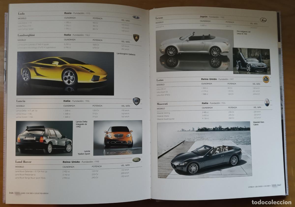 Libros de segunda mano: 1001 coches legendarios - Servilibro - Foto 3