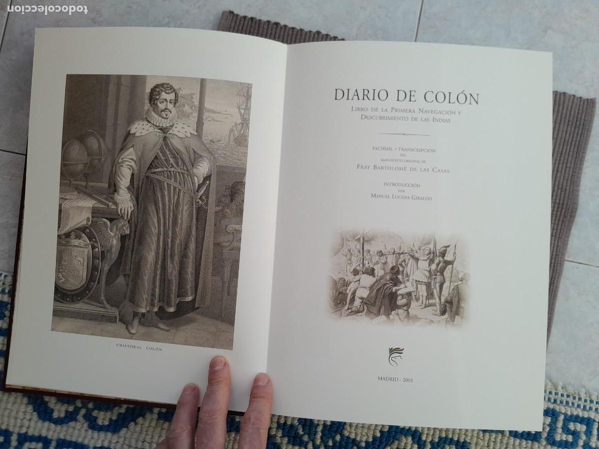 Libros de segunda mano: DIARIO DE COLON . ALTAE 2005. EJEMPLAR 1276 DE 2000. - Foto 9